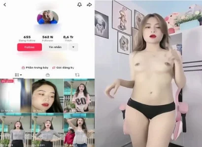 Chịch em Tiktoker da trắng vóc dáng cực ngon